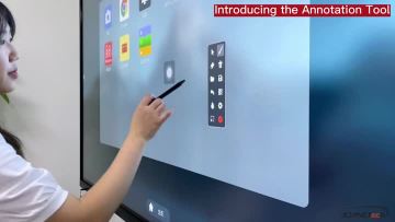How to use the interactive board annotation tool