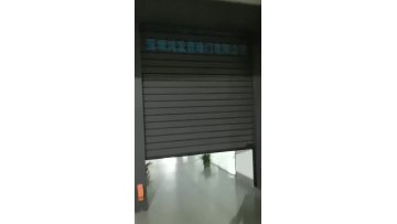 Aluminum spiral high speed door