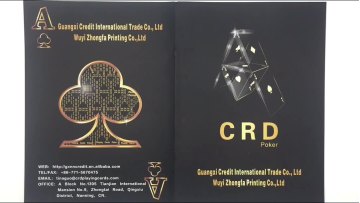 Saudi Arabia Dubai style top quality Customized plastic  Playing Cards Printing Type and Playing card with company logo1