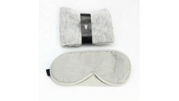 Fleece Bag Neck Pillow Eyemask Blanket Kits