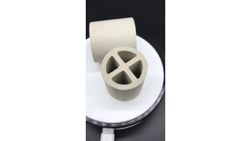 Chemxin random tower filter media 50mm 80mm 100mm ceramic cross partition rings for scrubbing tower1