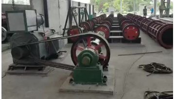 Prestressed electric Concrete Spun machine pole spinning1