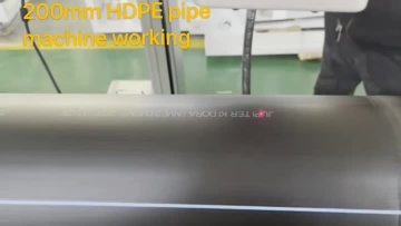 110-250 HDPE pipe  3 caterpillar haul off machine 