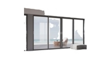 aluminum Hurricane resistant thermal break lift and slide doors1