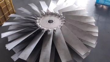 16 blades aluminum fan impeller for generator 