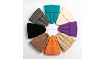 Customized twist unisex solid color plain beanie warm ski cap winter knit beanie1