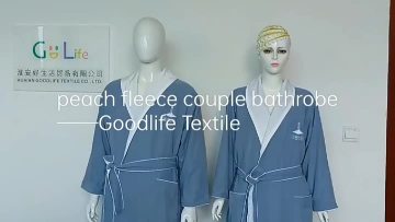 Custom Luxury Bath Robe Hotel Polyester Bathrobe