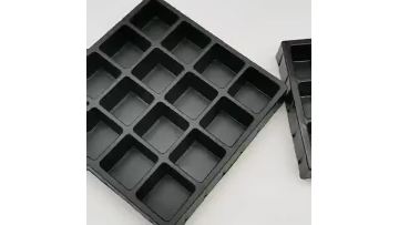 thermoformed plastic tray