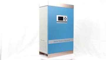 5KW hybrid solar inverter with built charge controller for power supply1