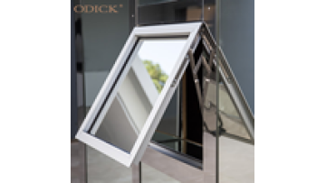 ODICK  High Quality double glazed awning small design aluminum water proof top hung window1