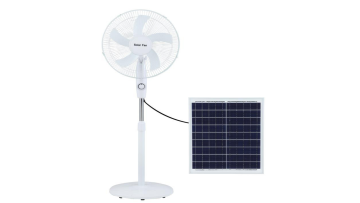 16inch solar floor fans