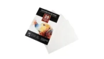 Watercolor Art Paper Pad Watercolour Paper papel de acuarela 300gsm A4 Size Fine&rough Texture 20 Sheets1