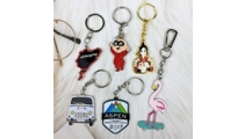 Free Design Custom Logo 2D /3D Key Chain Soft Enamel Die Cast Metal Keychain1