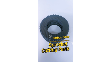 High quality OEM round road bike carbon fiber cnc parts chain ring crankshaft1