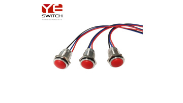 IP68 Pushbutton Switch With Wire