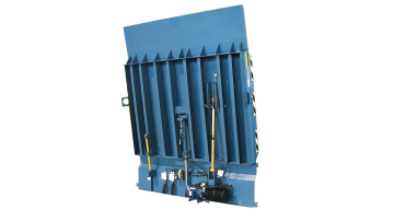 Vertical storing dock leveler