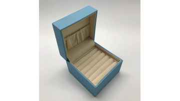 Blue Leather Box For Jewelry