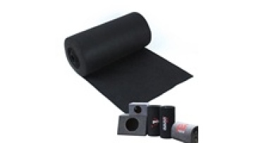 Black and gray color non woven 100% polyester speaker carpet, sound box carpet1