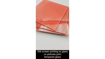 Silk screen printing glass uv pictures print glass