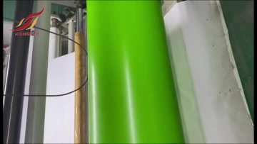 Hongtai fluorescent vinyl wrap installation display