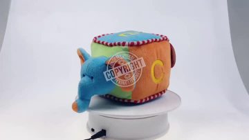 Plush Elephant Soft Dice