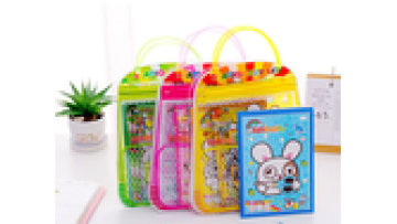 PVC portable handbag with a stationery set1