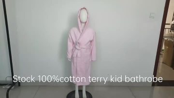 100% Cotton Terry Kids Bathrobe
