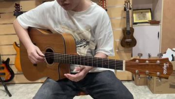 Tayste TS-25-41 Walnut Wood Acoustic Guitar