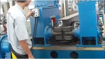 H beam flange straightening machine