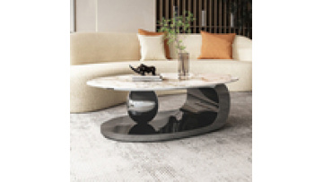 High Fashion new design coffee table set gold color Nordic center table set Polished Arabic style modern tea table1