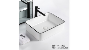 Counter Top Ceramic Bathroom Sink