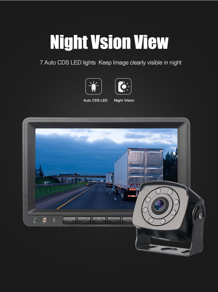 Digital wifi night vision 8 led IP68 wireless rearview camera car reversing aid