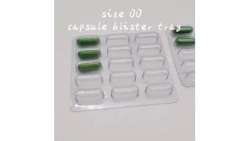 Capsule blister tray