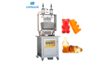 Factory Supply Semi Automatic Gelatin Pectin Soft Chewy Candy Fondant Making Production Line Gummy Bear Machine1