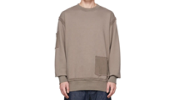 Custom Oversized Sweatshirts for Men Vintage French Terry Crewneck Plain Cotton Sweatshirt1