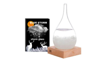 Weather Predictor Storm Glass Barometer forecast bottle with different size1