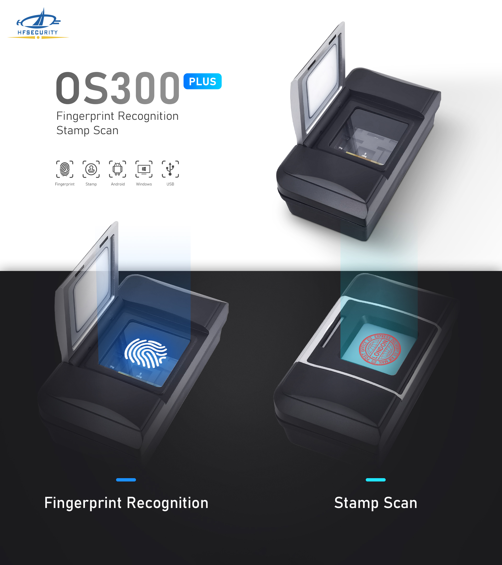 Stamp Collection Dual Fingerprint Scanner