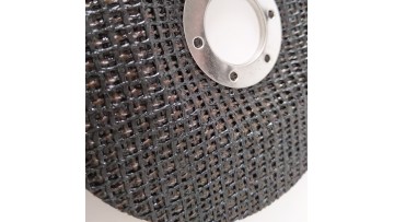 fiber disc for making flap plate