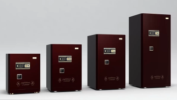 fireproof safes box home/office luxury style smart fingerprint lock safes1