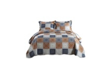 Hot Selling Luxury And Fashionable Printed Design Quilt Set 3-Pieces Bedspread For Home Use1