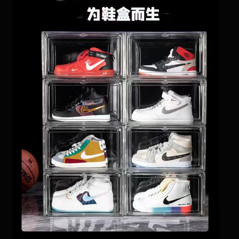 High Transparent Pet Shoebox Storage Box5 Jpg