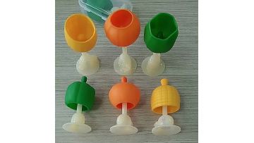 Silicone vegetable teething toy