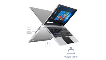 2-in-1 Yoga Laptop 360° Foldable Notebook E1301(VT13)