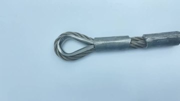 Pressed stainless steel wire rope