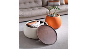 Modern Silicon Rubber Round Storage Center Table Living Room Household Simple Coffee Side Table1