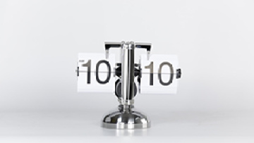 HY-F001 white flip clock