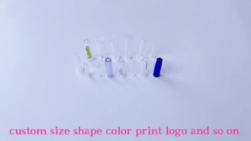 Cone shape glass tips