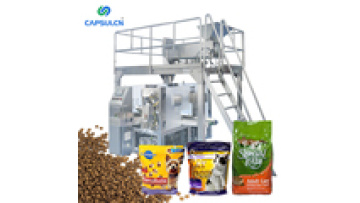 Automatic Pet Grain Cereals Beans Cat Litter Dog Food Dried Fruit Potato Chips Wrapping Filling Food Sealing Packaging Machine1