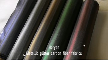 Decorative use the fiber with metallic luster cloth custom red reflection carbon fiber fabric1