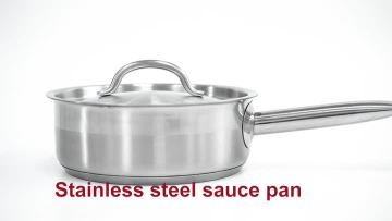 Stainless steel saucepan